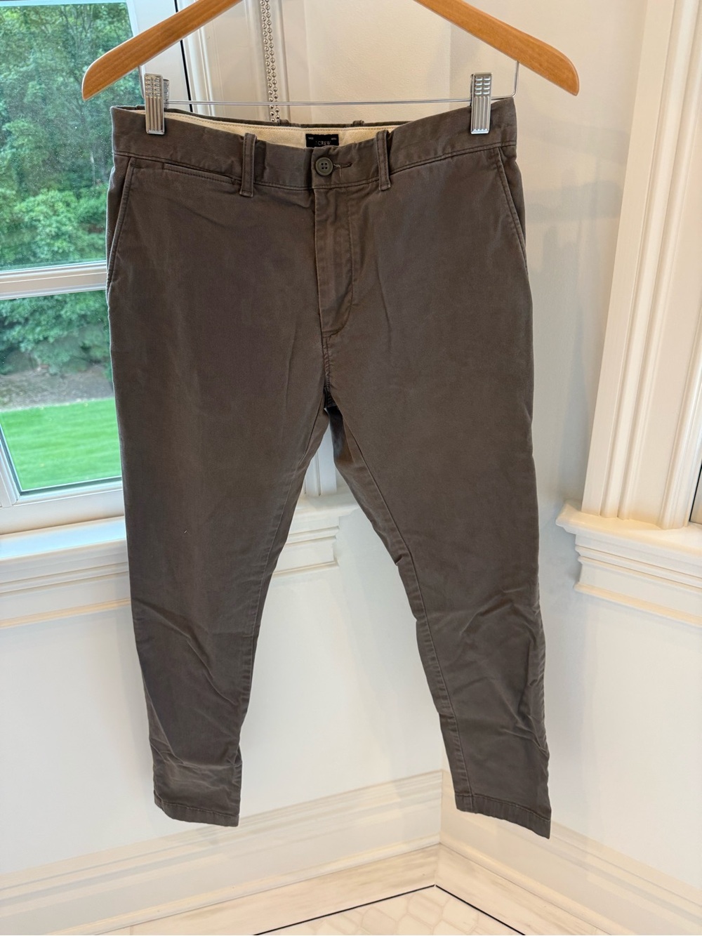 J. Crew Men's Chino Pants in Dark Brown